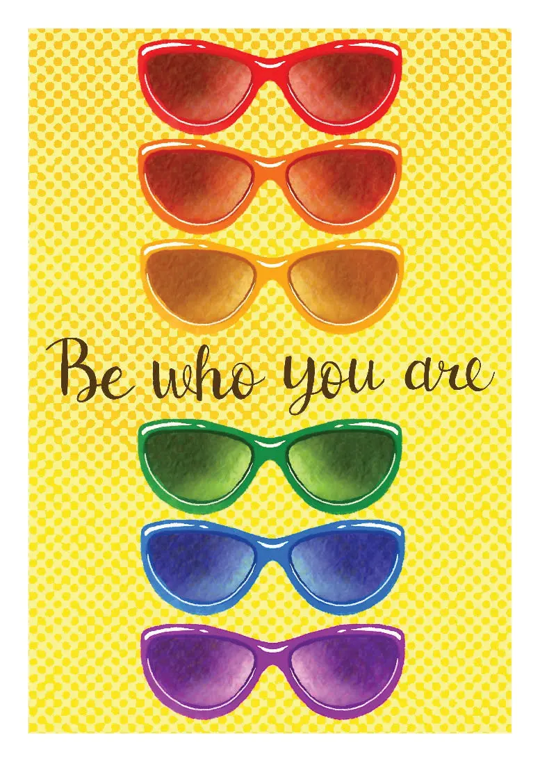 Be Who You Are Pride Card