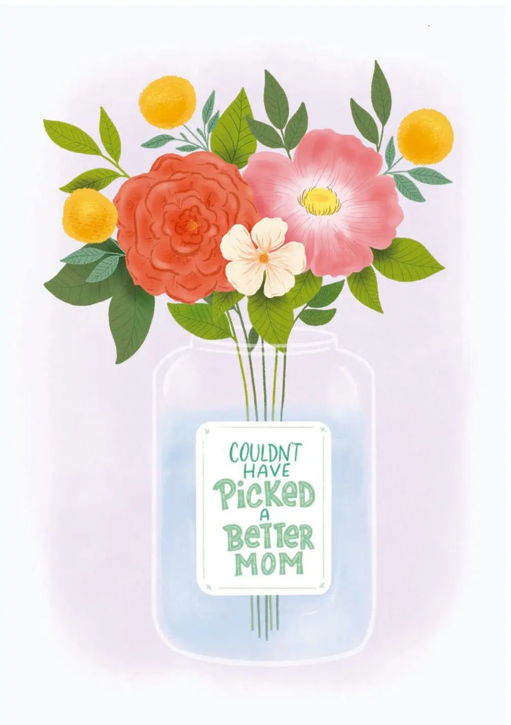 Best Mom Jar Card