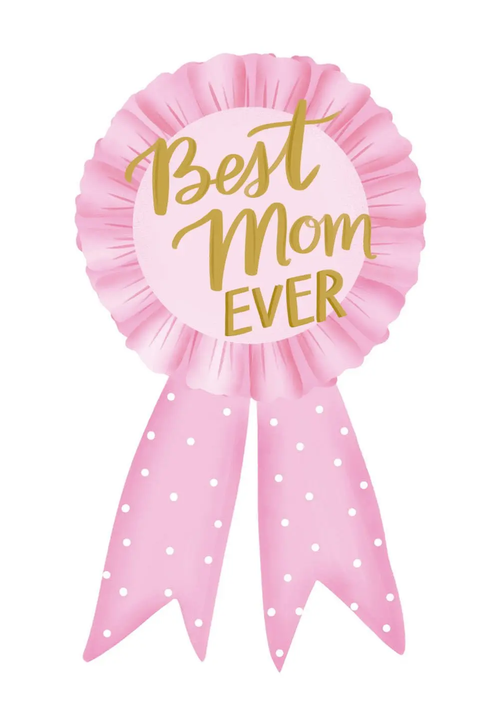Best Mom Ribbon Card