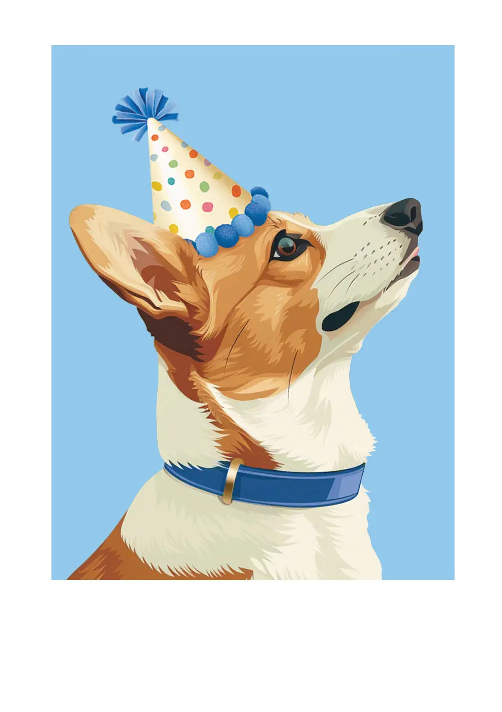 Birthday Corgi Card