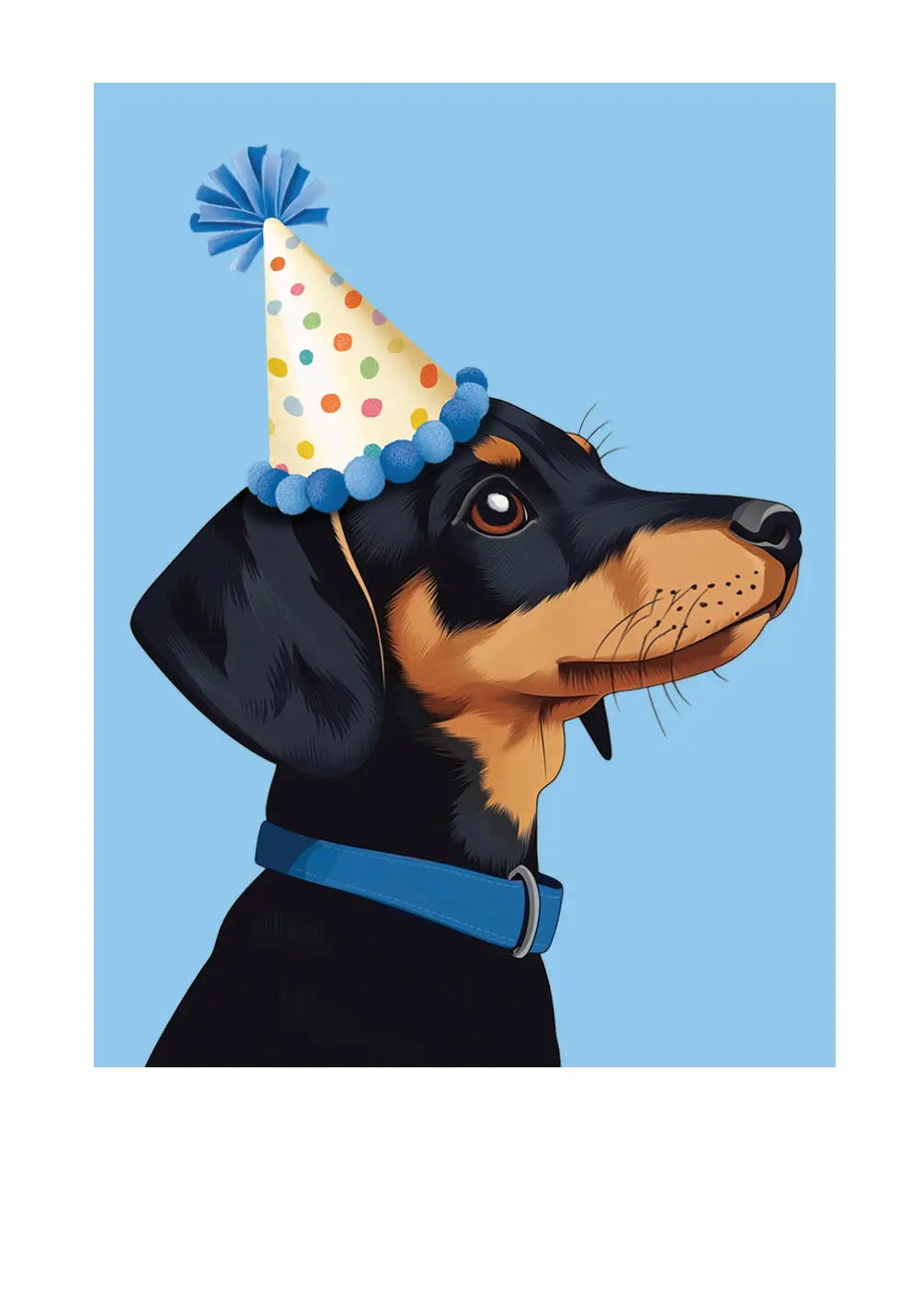 Birthday Dachshund Card