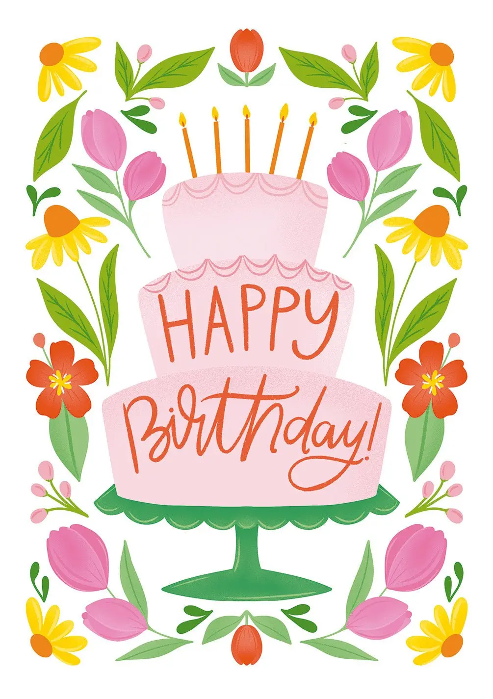 Birthday Layer Cake Card