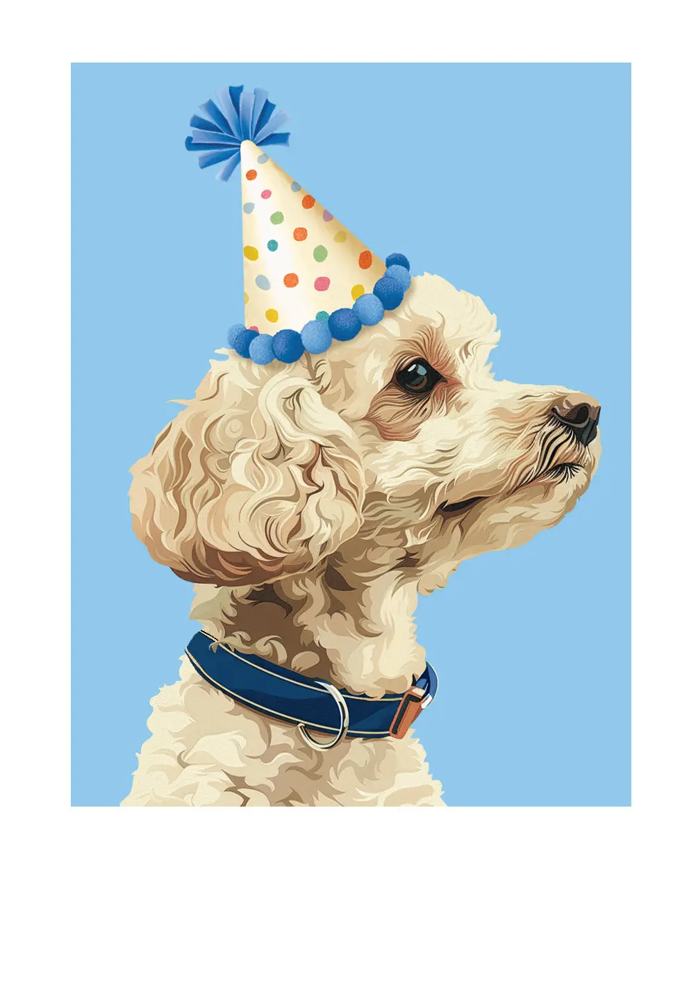 Birthday Poodle Card