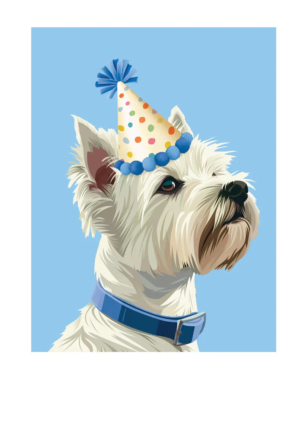 Birthday Westie Card