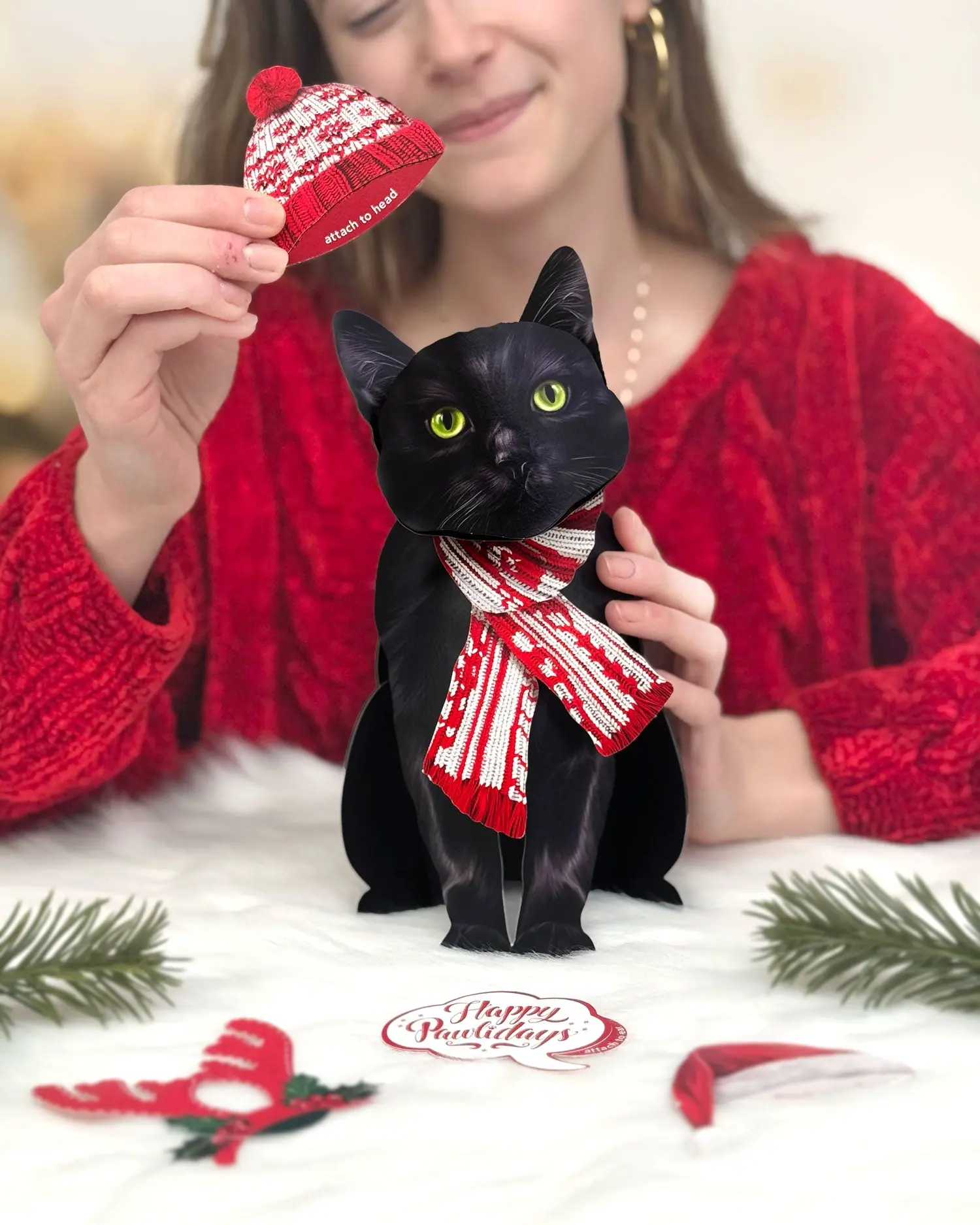 Holiday Black Cat - Image 2