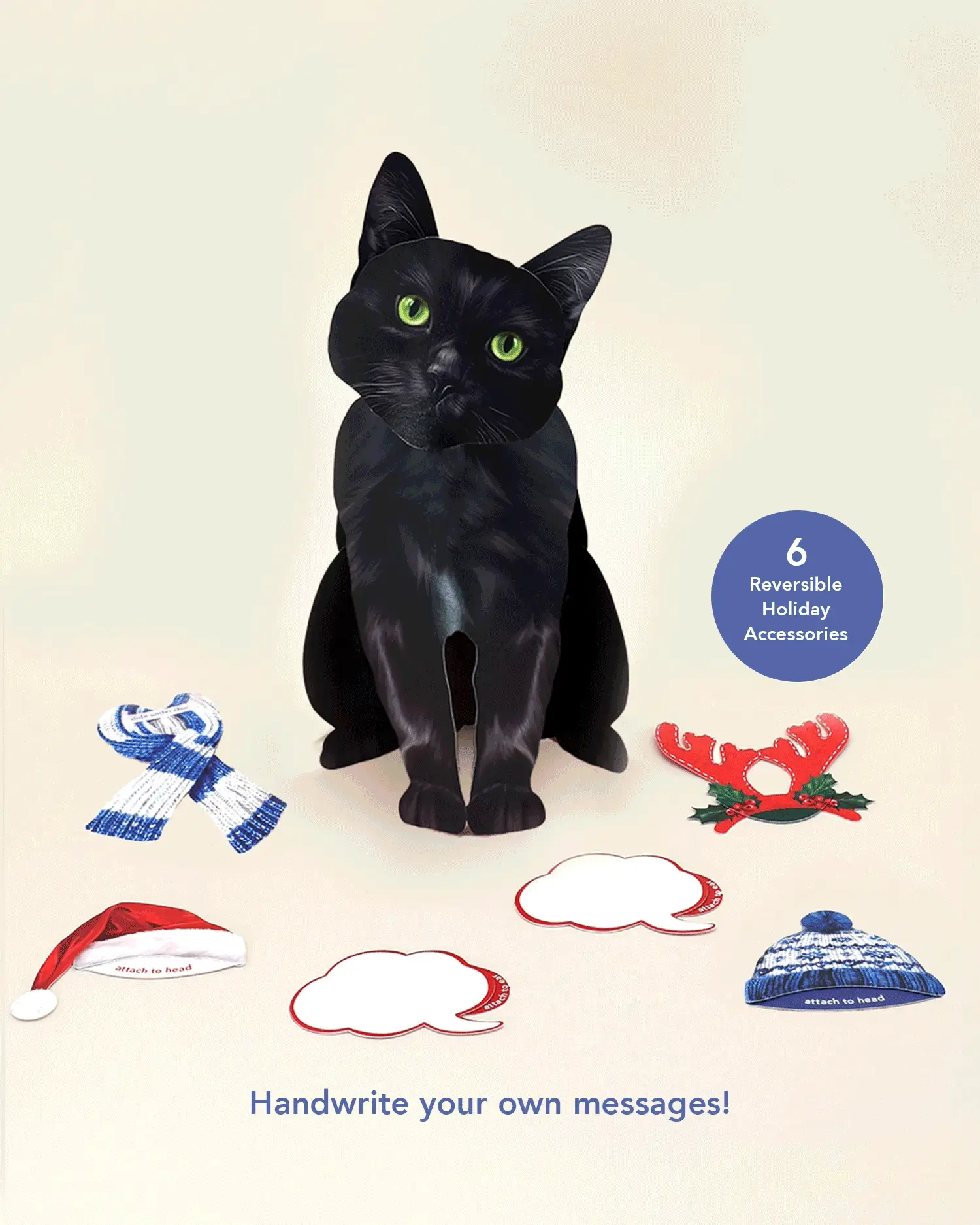 Holiday Black Cat - Image 3
