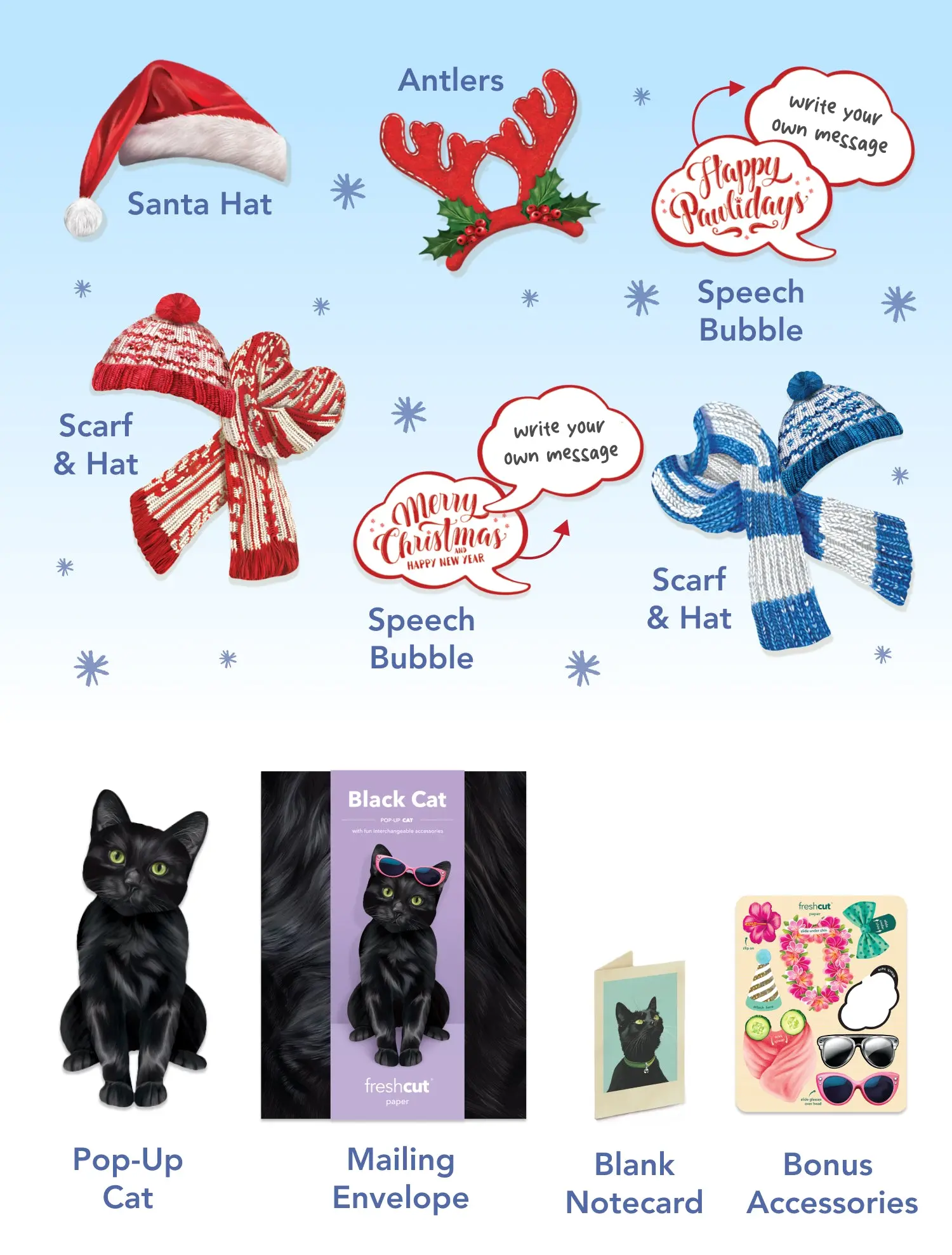Holiday Black Cat - Image 5
