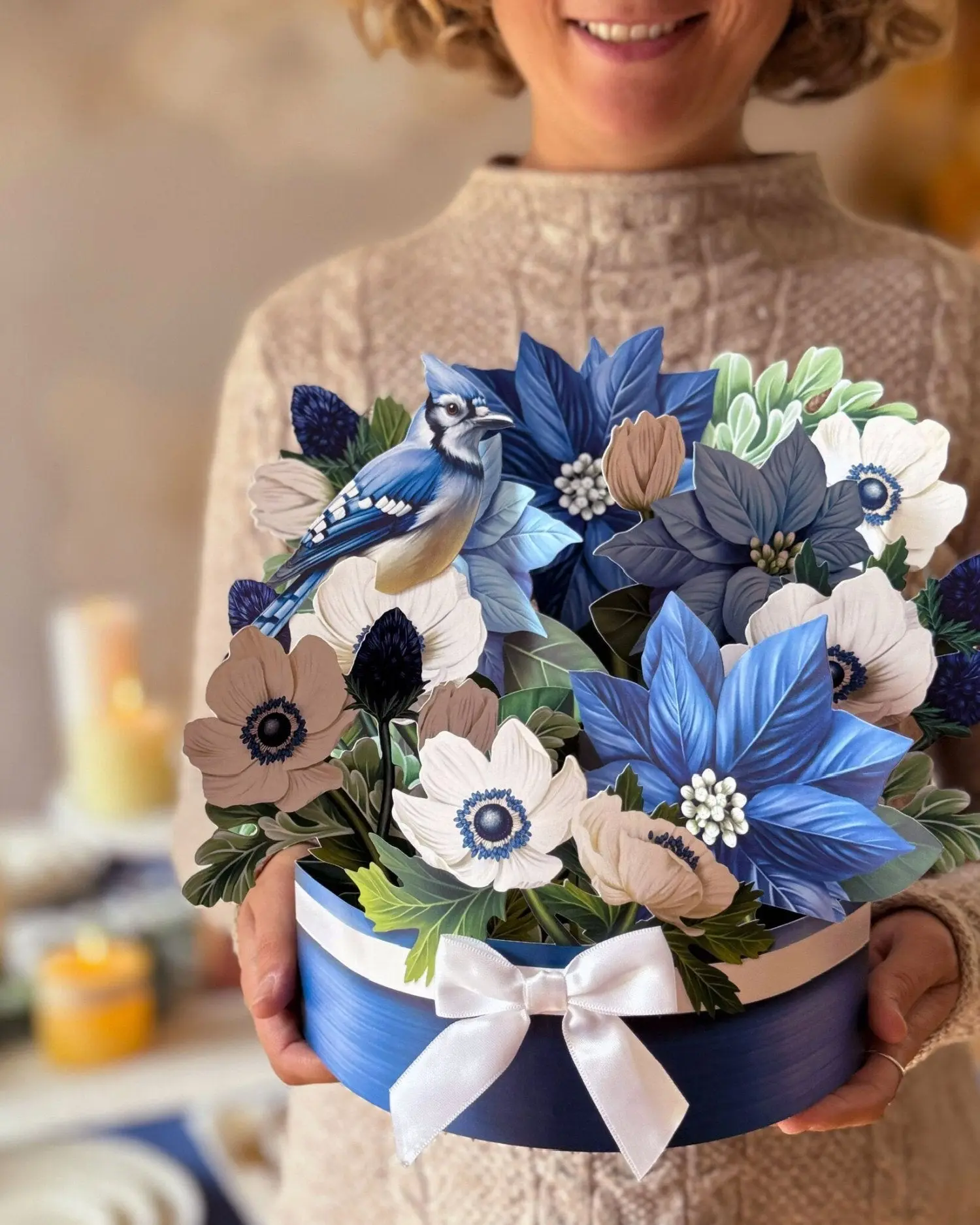 Blue Poinsettia