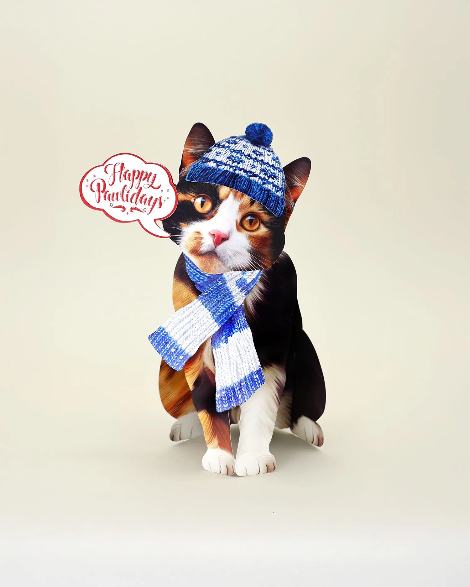 Holiday Calico Cat
