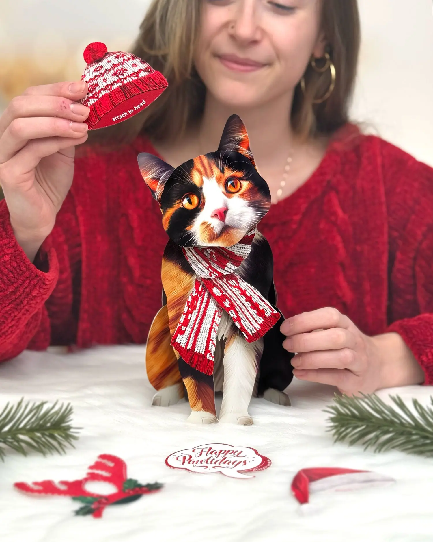 Holiday Calico Cat - Image 2