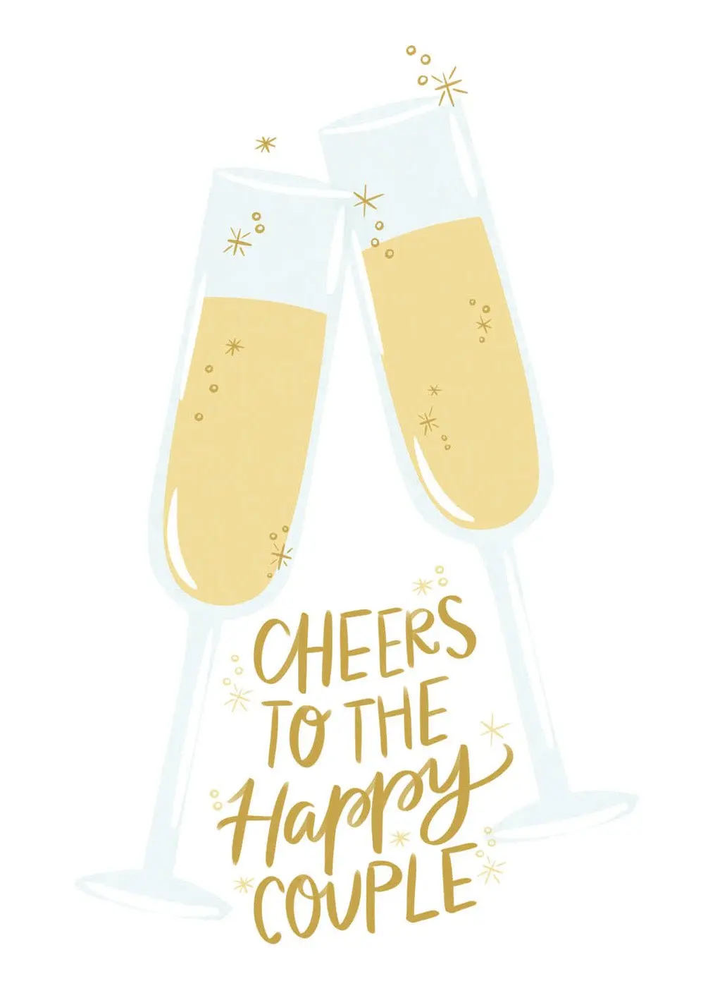 Champagne Cheers Card