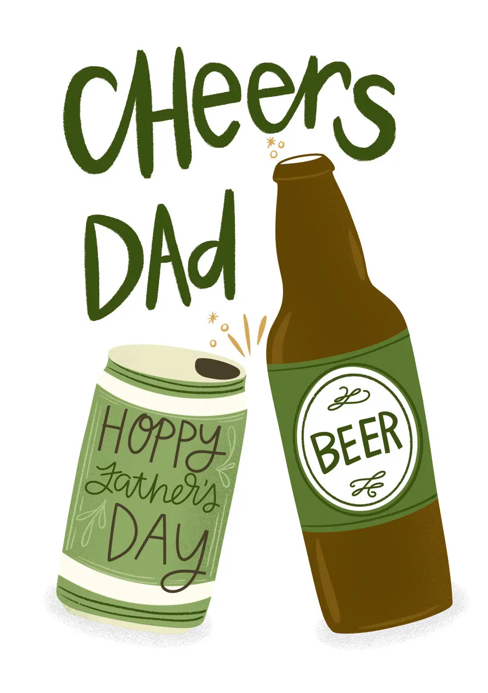 Cheers Dad Card