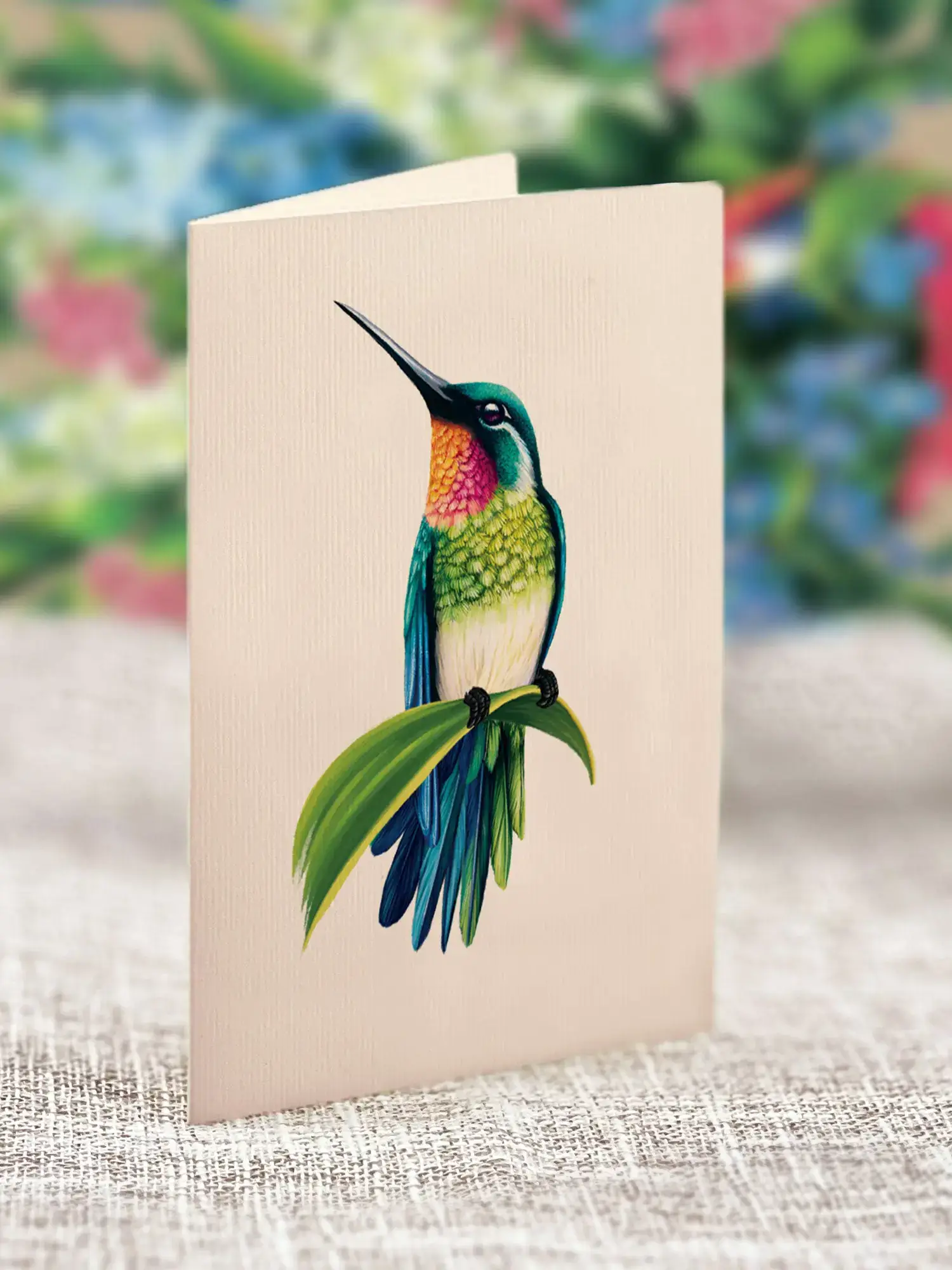 Hummingbird Oasis Bouquet + Suncatcher Set - Image 7