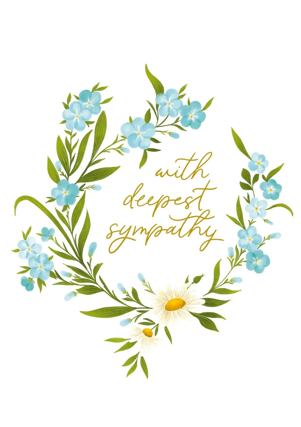 With Deepest Sympathy Card