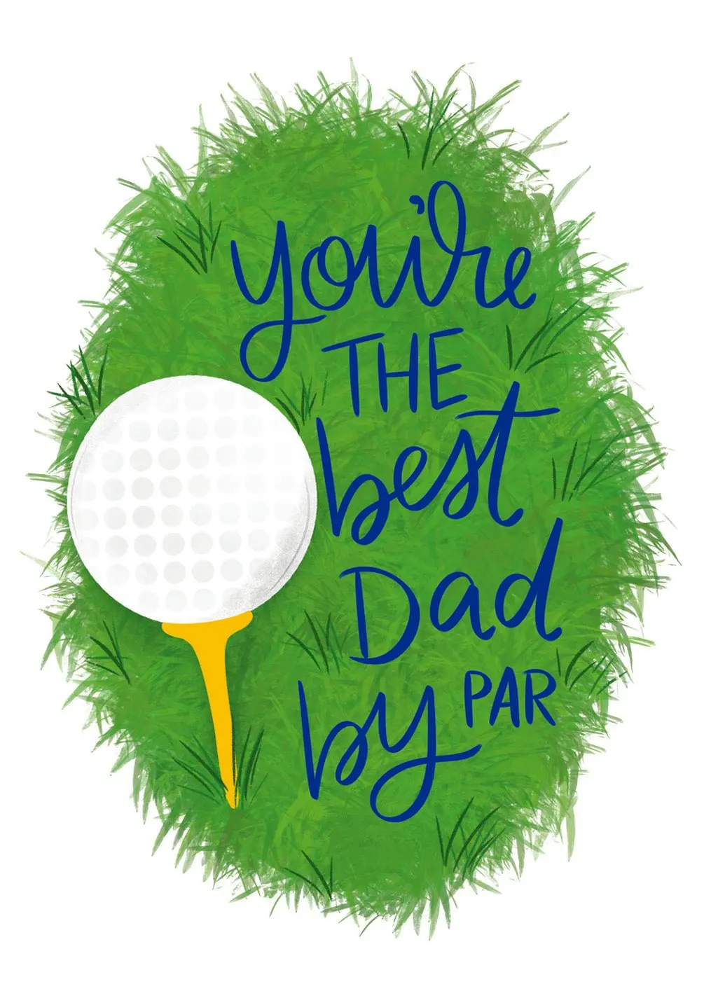 Dad Golf Card