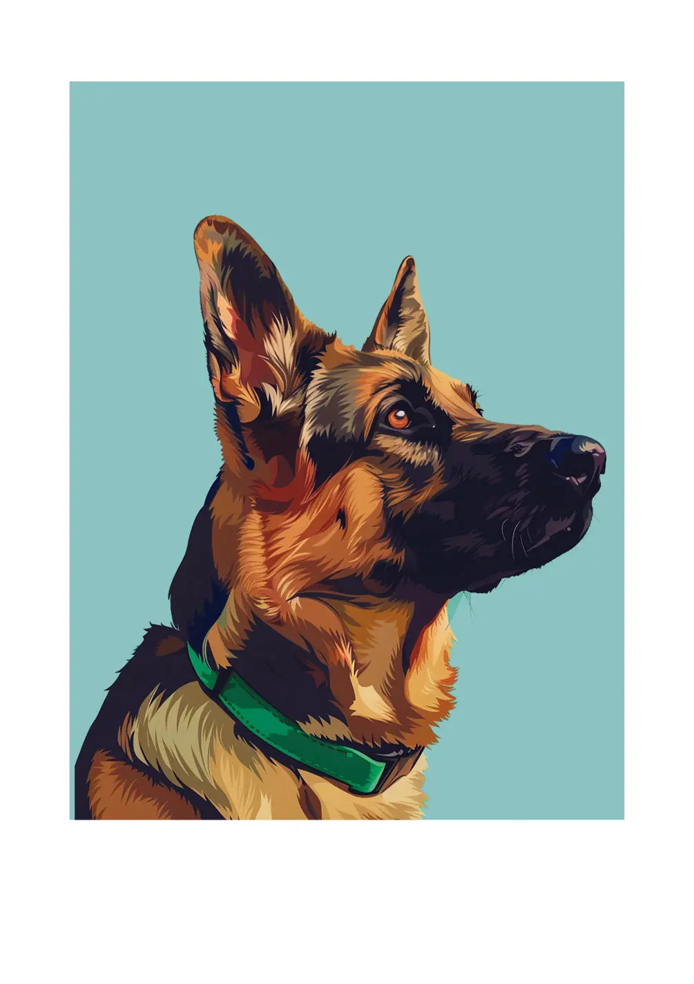 German Shepherd Card