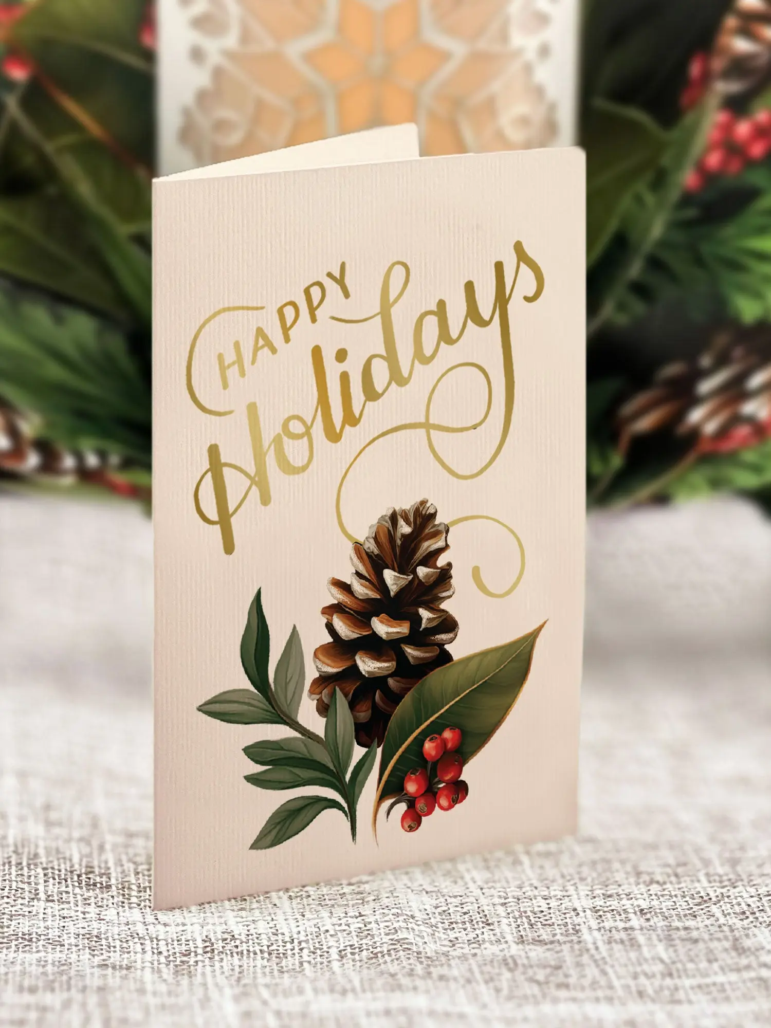 Glowing Holiday Candle - Image 3