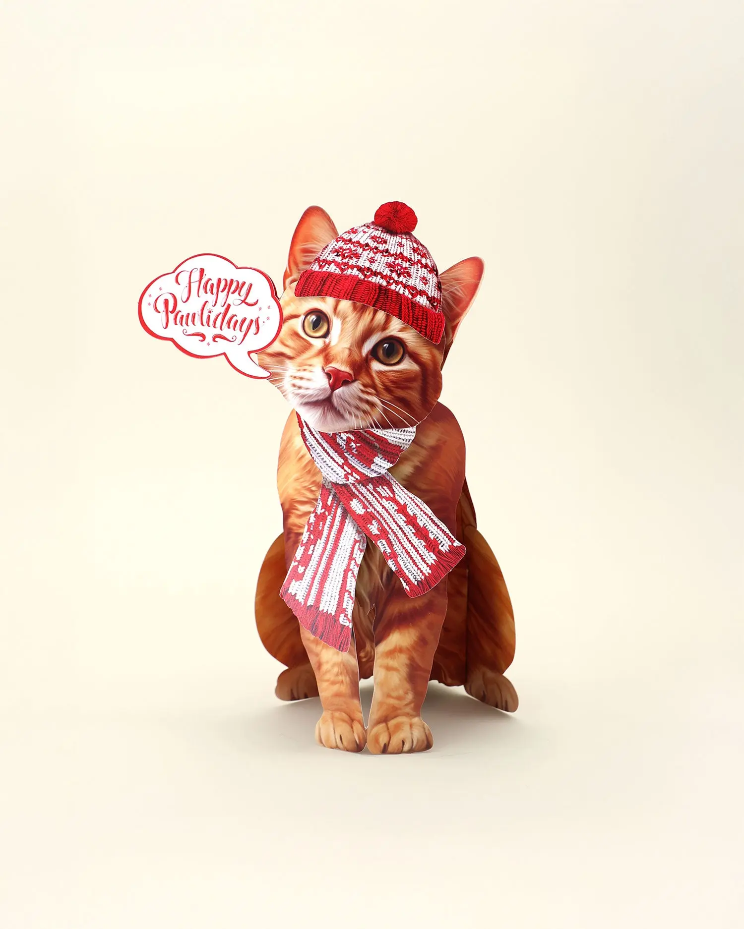 Holiday Orange Tabby Cat - Image 4