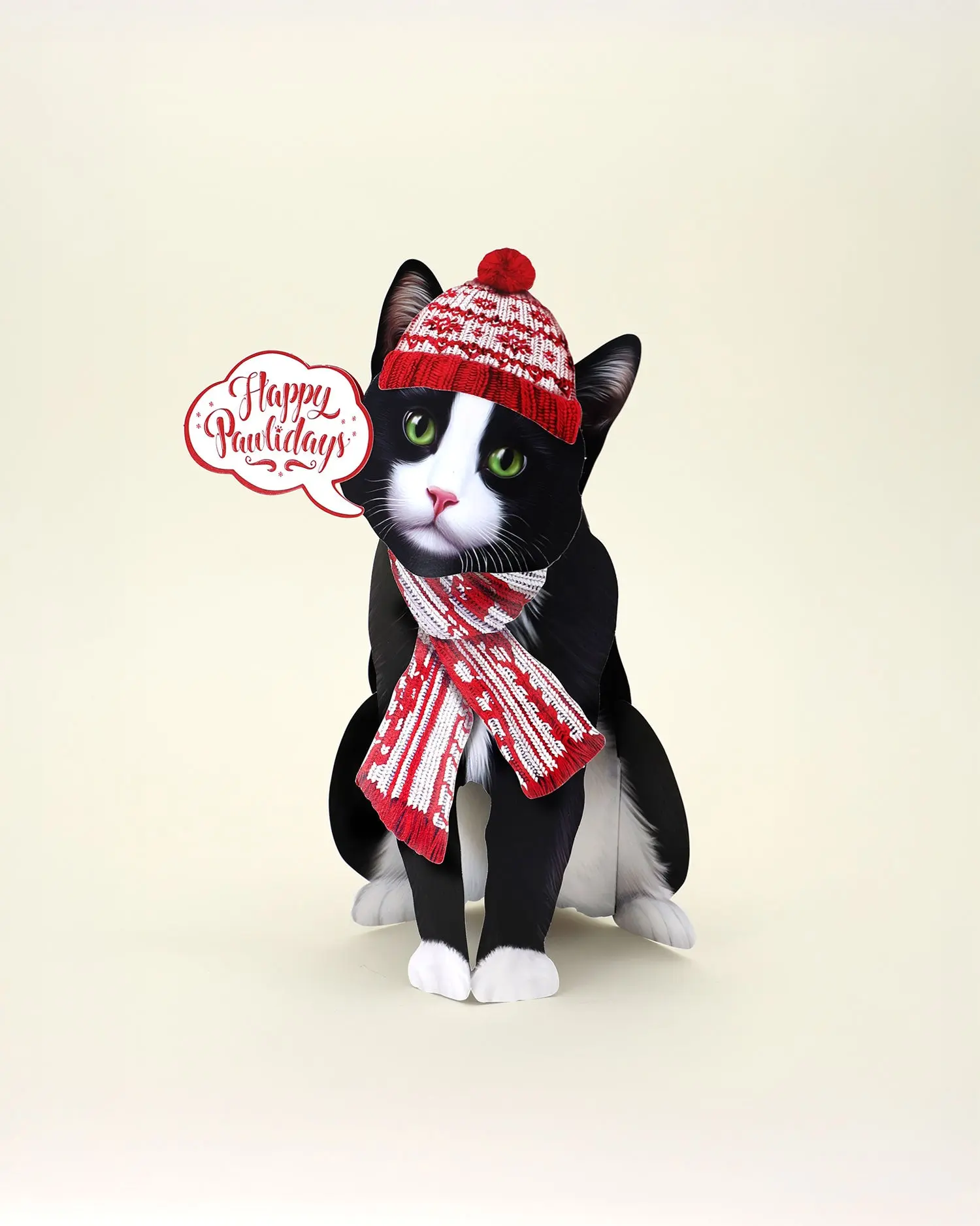 Holiday Tuxedo Cat - Image 4