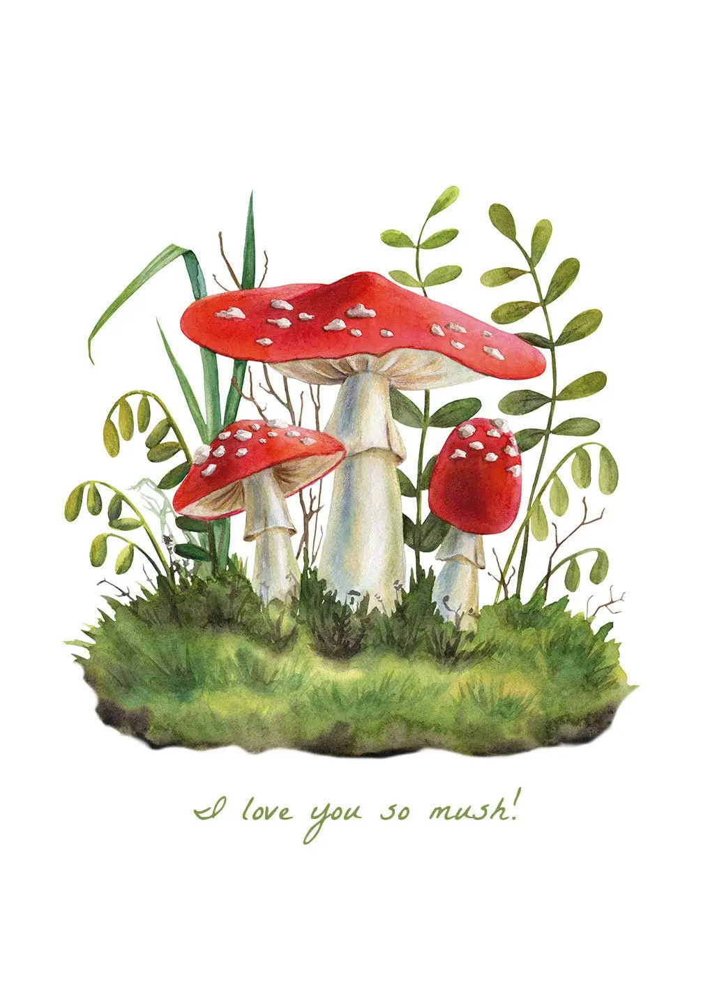 I Love You So Mush Card