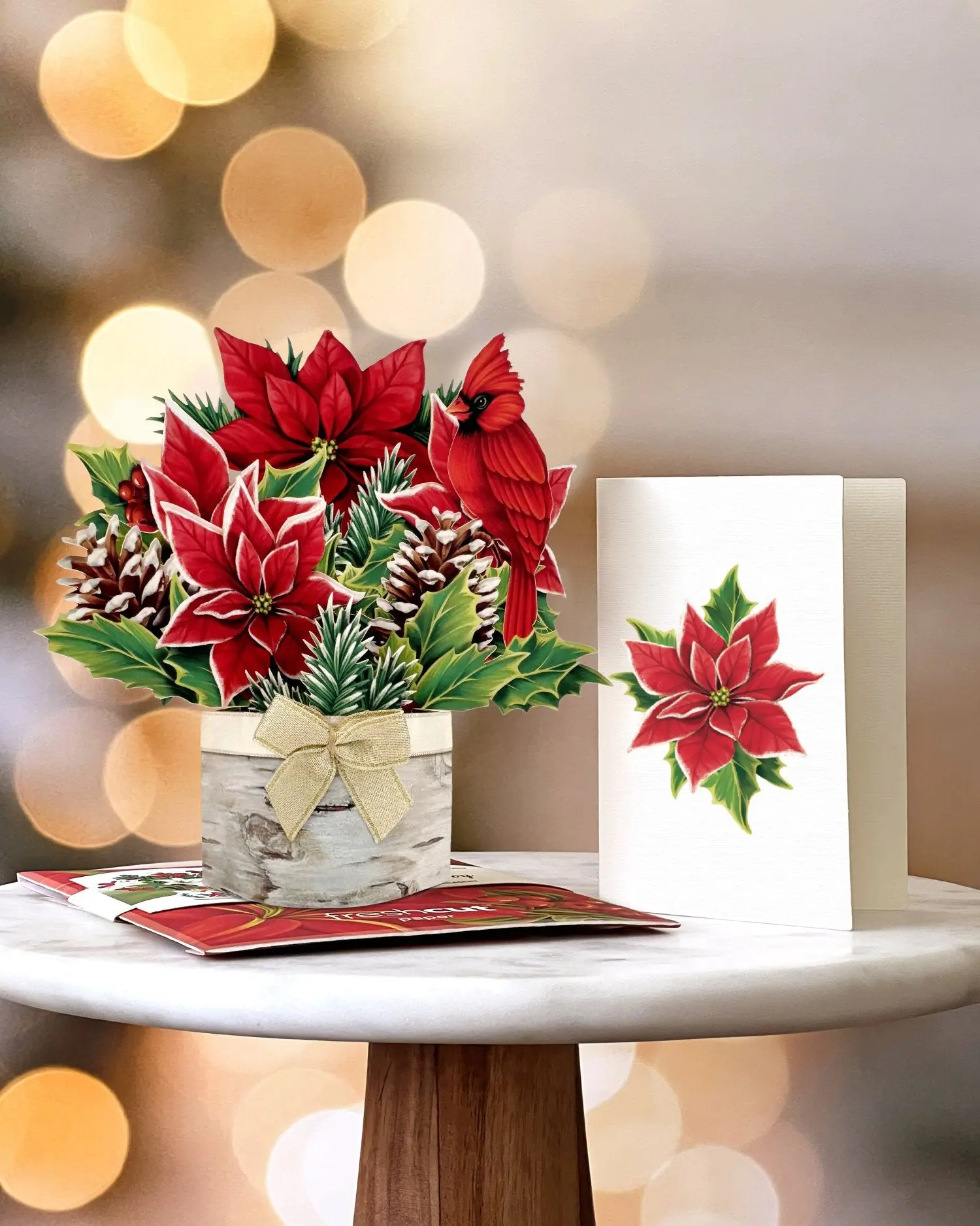 Mini Birch Poinsettia - Image 4
