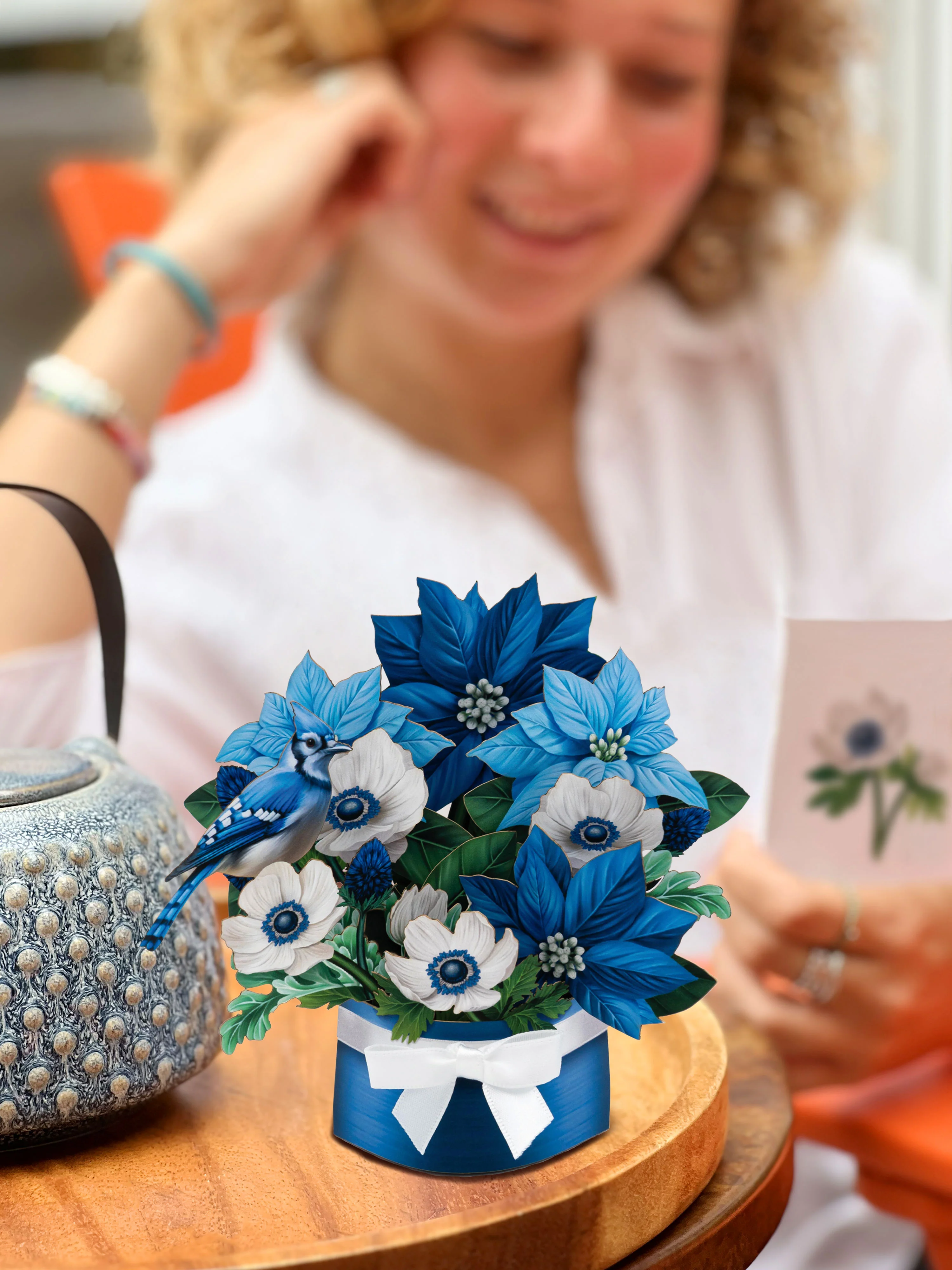Mini Blue Poinsettia - Image 2
