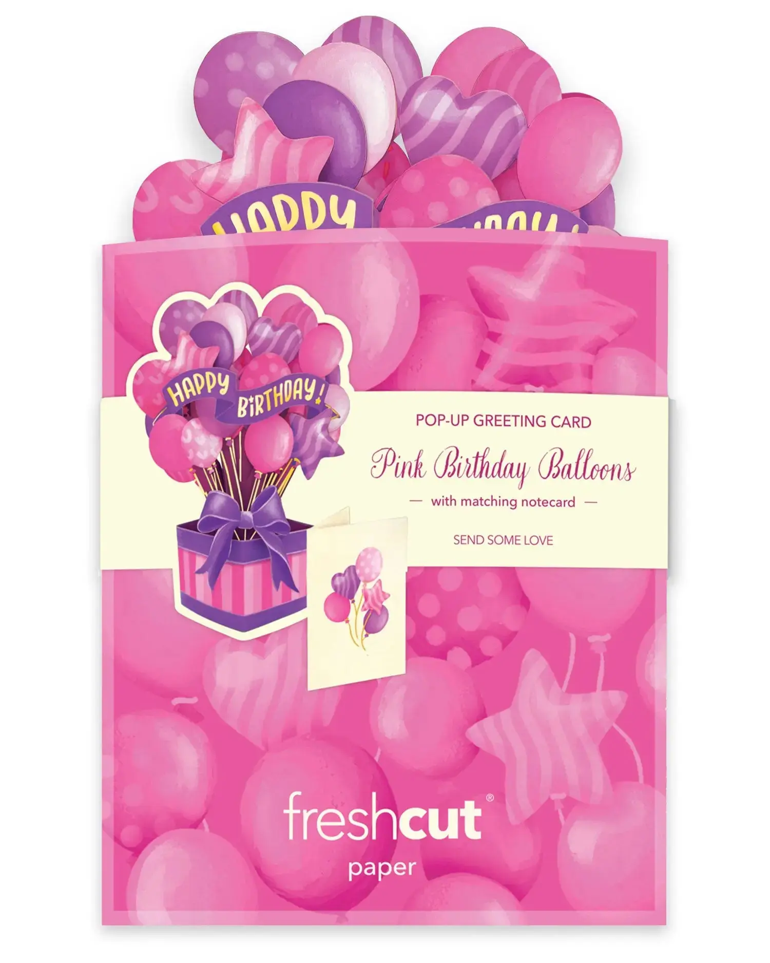 Mini Pink Birthday Balloons - Image 4