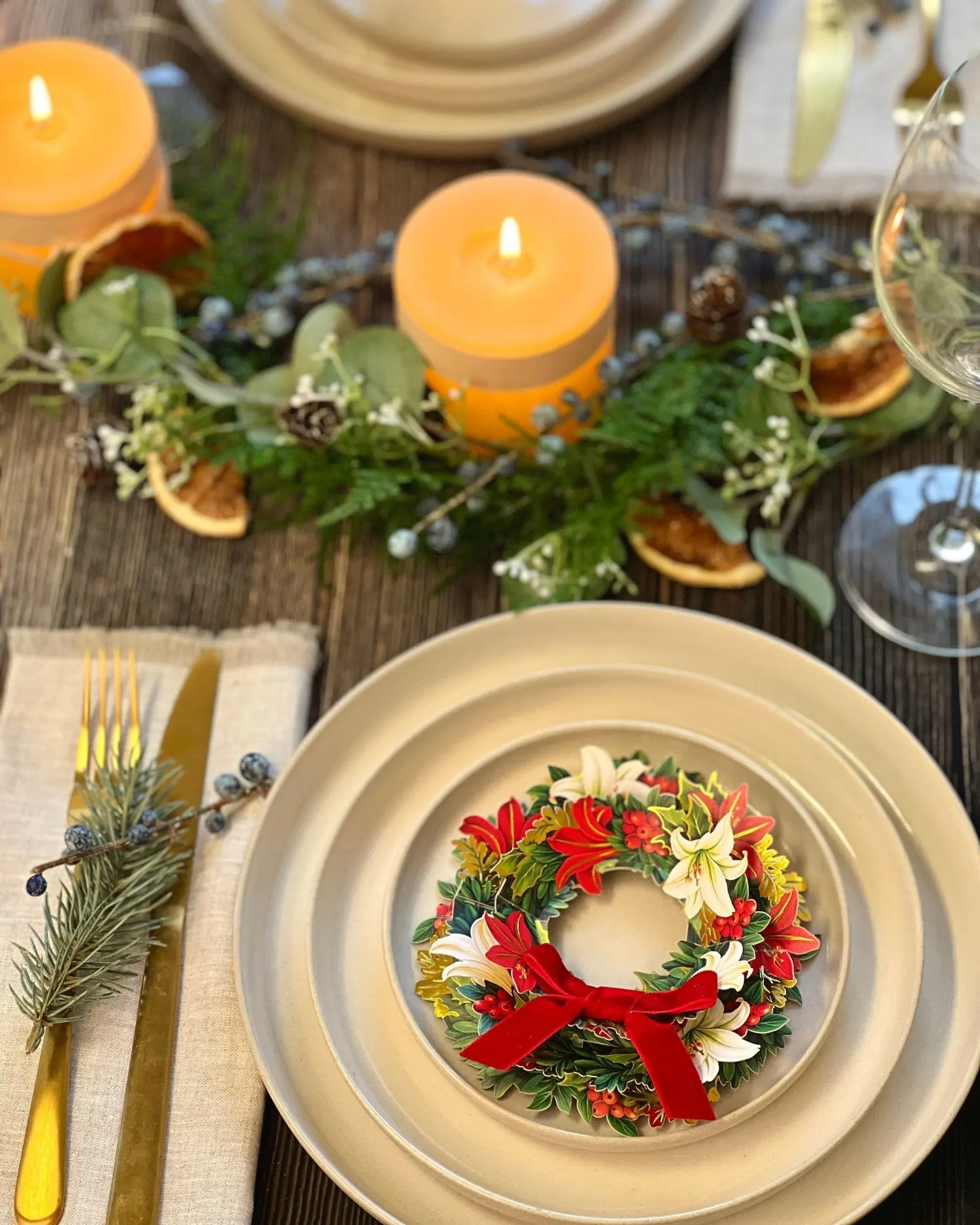 Mini Winter Joy Wreath - Image 3