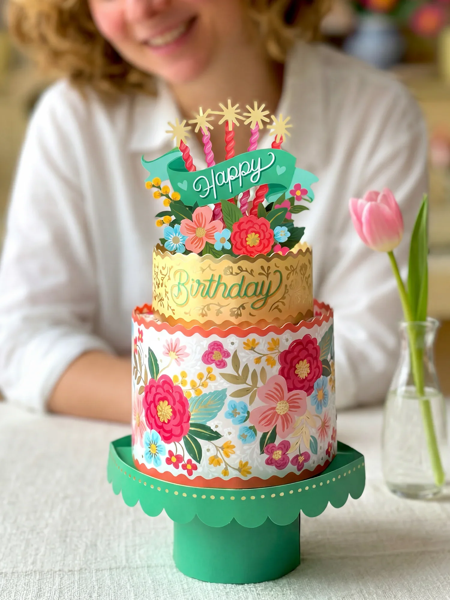 Blooming Birthday Cake - Image 2