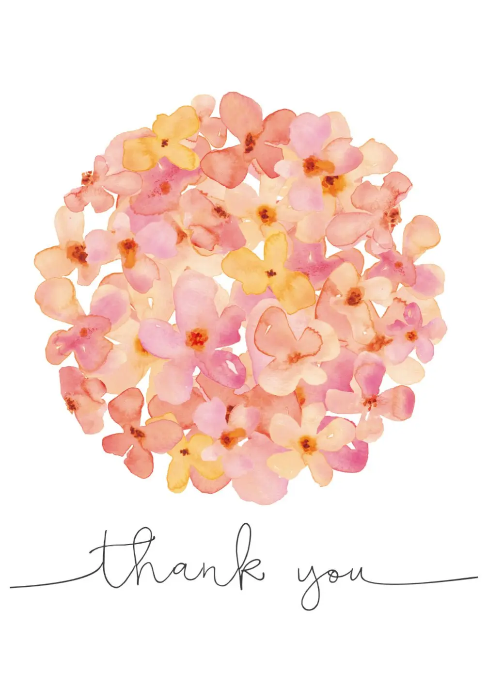 Thank You Blossom Ball Card