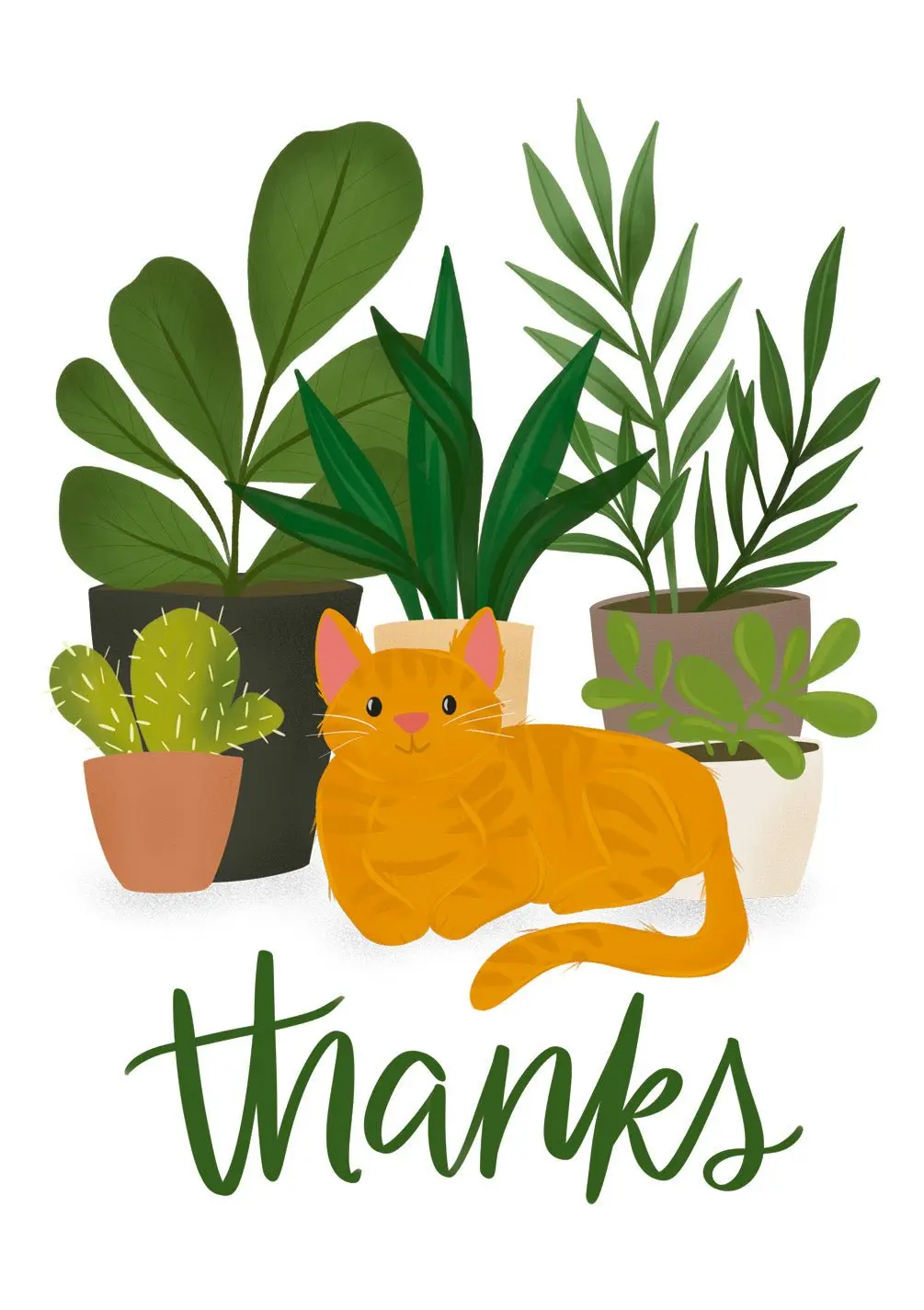 Thanks Cat Card
