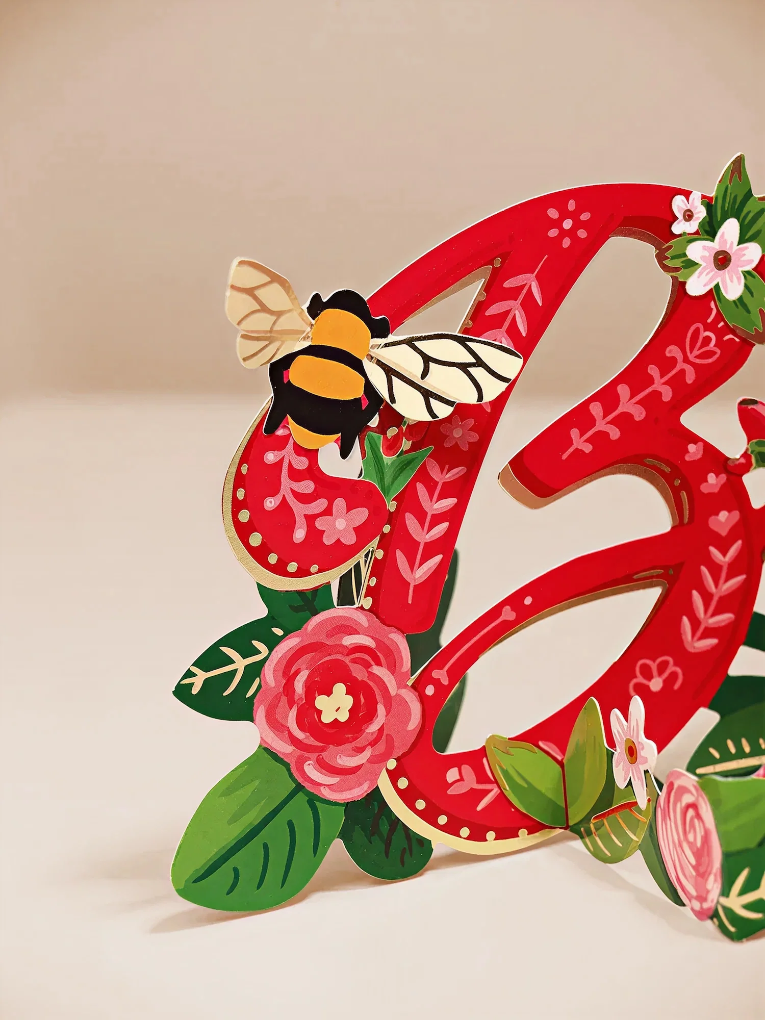 Valentine's Day Wishes Accordion Card - Image 2