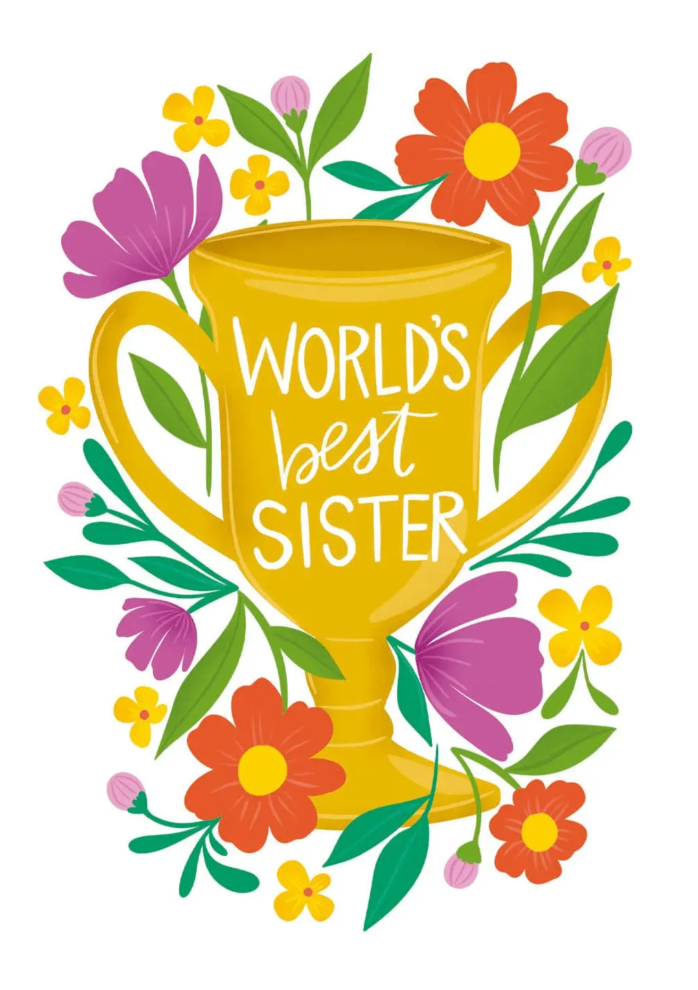 World's Best Sister Card